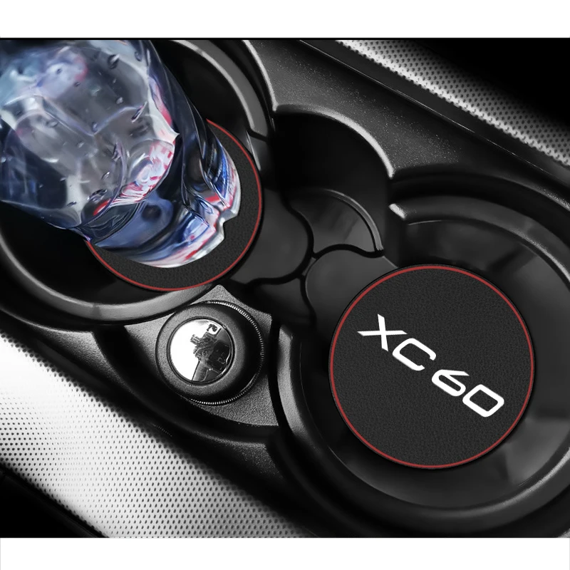 1 шт. коврики для салона автомобиля Кожаная подставка Volvo XC60 V40 V60 S60L S80 XC80 XC90