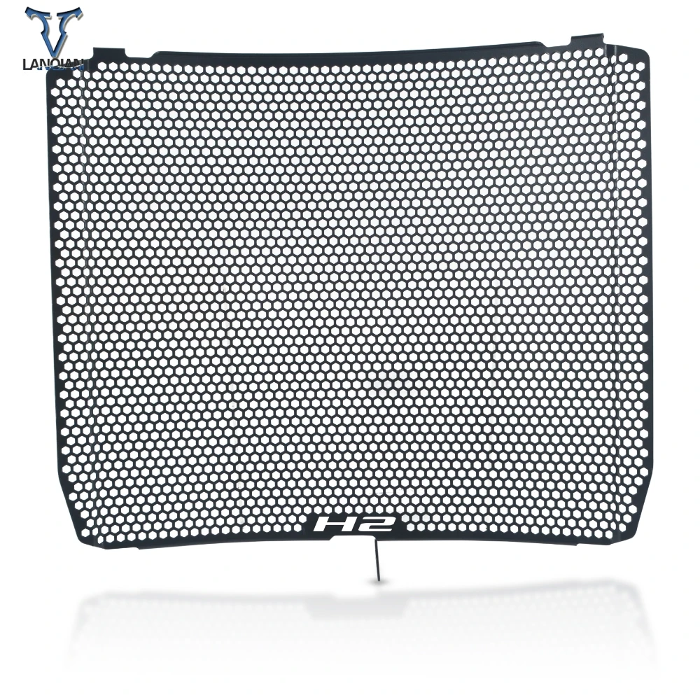 

Motorcycle Accessories Radiator Grille Guard Cover with logo For Kawasaki Ninja H2R Radiator Guard 2015 2016 2017 2018 2019 2020
