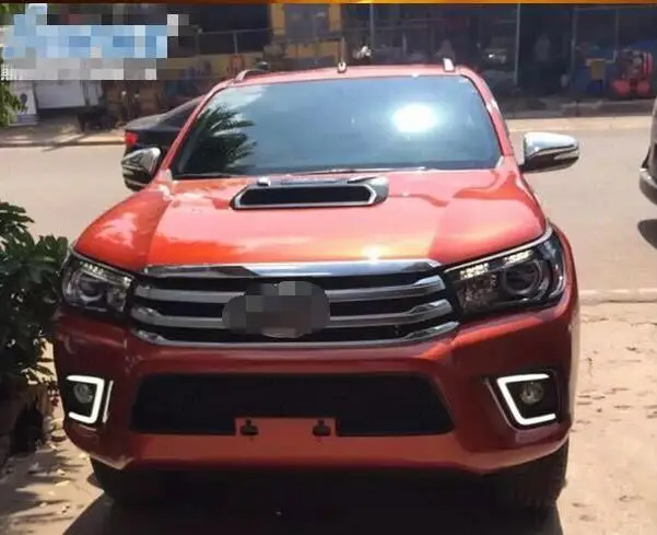 2 шт. Автомобильный светодиодный дневный ходовой светильник DRL для Toyota Hilux Revo Vigo 2015