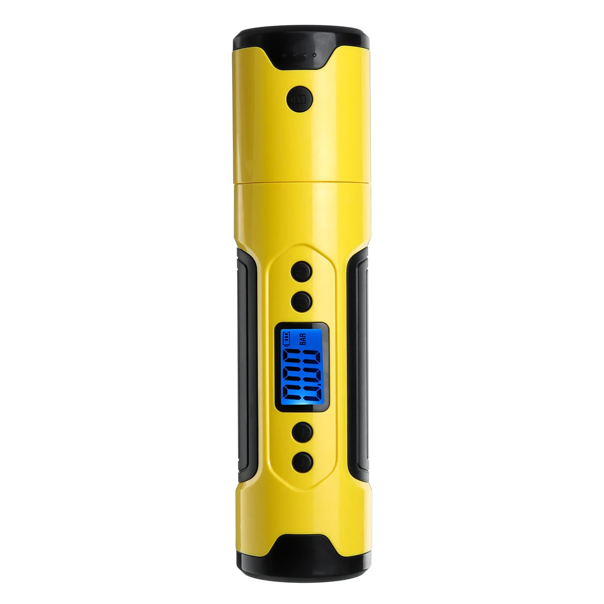 Digital Yellow Беспроводной 3000 мА/ч, 35L/мин Портативный воздушный компрессор 12V 150 фунтов/кв. дюйм шин зарядка через usb велосипед езде на велосипеде, мотоцикле, с светодиодный - Название цвета: Digital Yellow