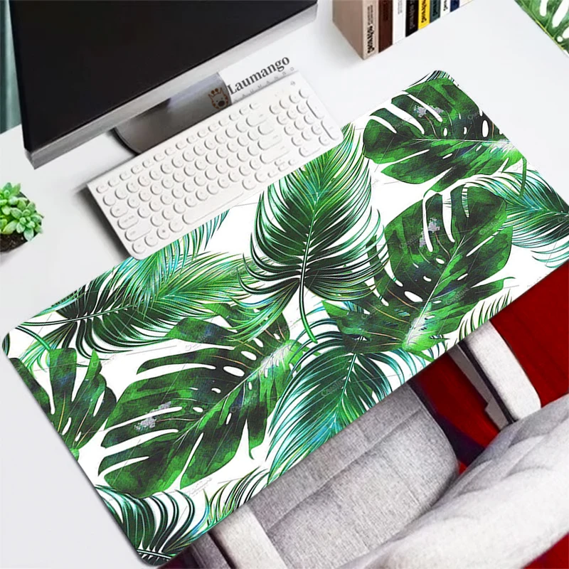 

Tropical Leaves Plant 2020 hot sales LargeExtendedMousepad gamingMousePad