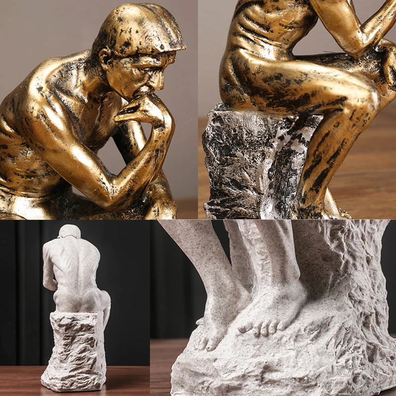 Скульптура из скандинавского Смоляного абстрактного искусства в стиле ретро