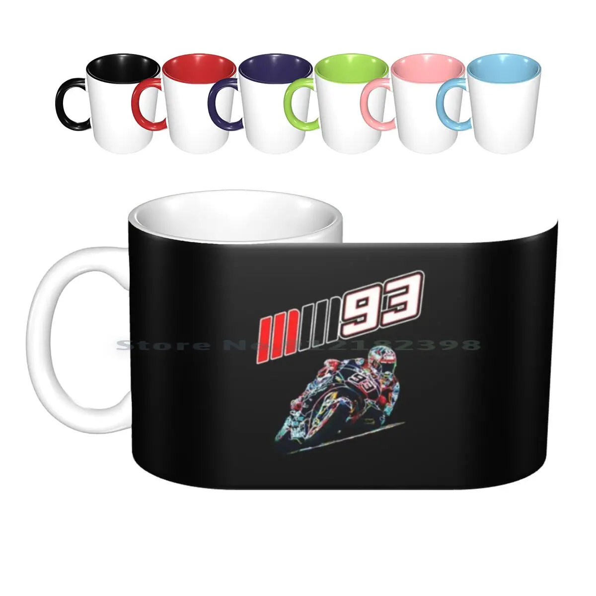 

W / Logo Ceramic Mugs Coffee Cups Milk Tea Mug Marc Chagall Surrealism Artist Fine Art Famous Modern Art Cubism French Idea