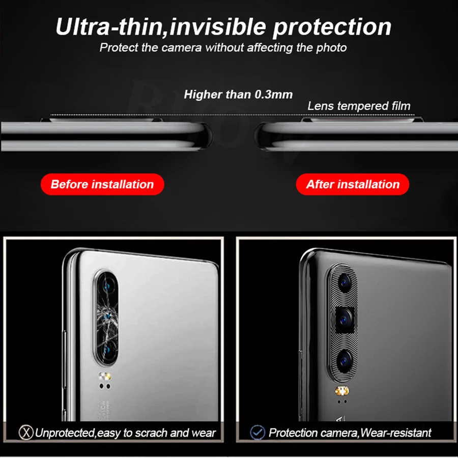 Защитное кольцо для объектива Huawei P40 металлическая защита P30 P20 Pro lite Honor 20 20s 30 Nova 5T 7