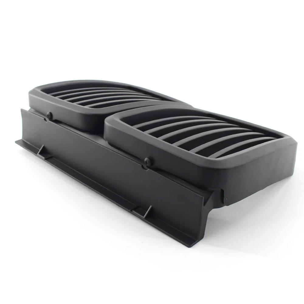 Автомобильная решетка матовый черный передний бампер радиатора гоночная замена