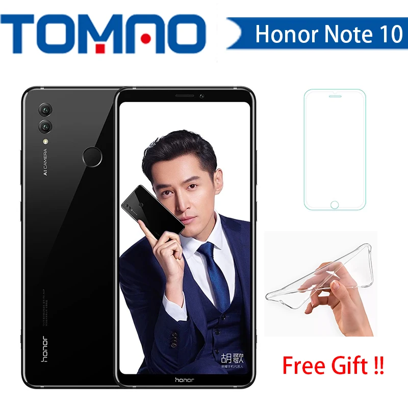 Мобильный телефон Honor Note 10 восьмиядерный процессор Kirin 970 поддержка двух SIM карт