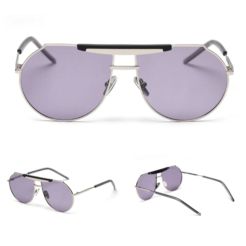 Peekaboo uv400 поляризационные солнцезащитные очки для мужчин, большие размеры, нестандартная металлическая оправа, тонированные Винтажные Солнцезащитные очки для женщин, высокое качество