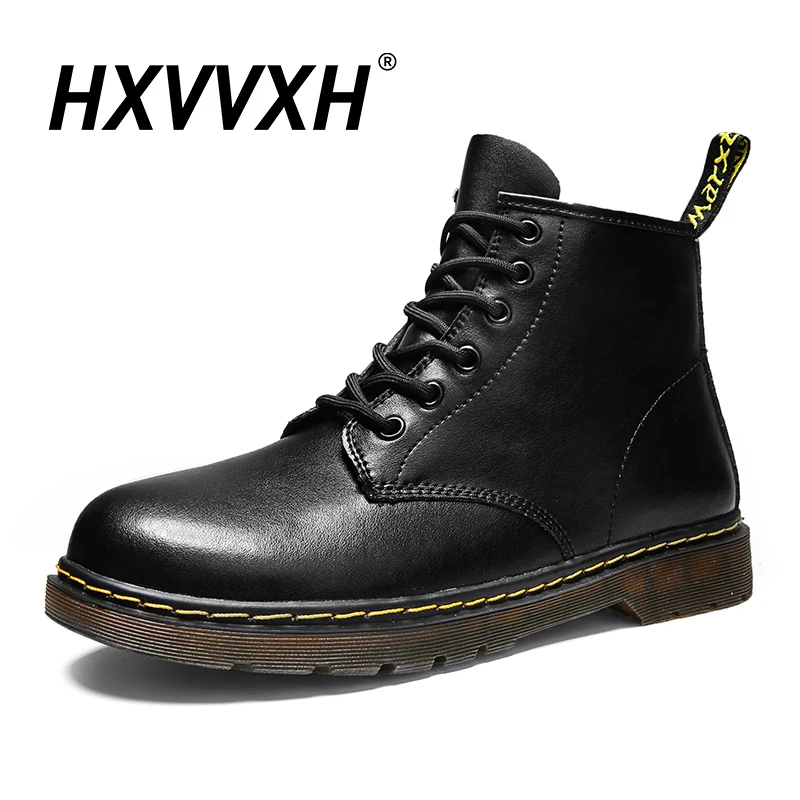 

Doc Dr. Martens Martin Martin Мужские мотоциклетные ботинки 6 глаз, зимние Дизайнерские ботильоны из натуральной кожи в британском стиле, искусственный ...