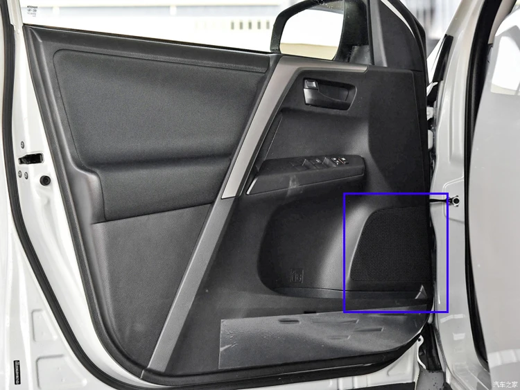 Крышка динамика из нержавеющей стали для TOYOTA Rav4 (XA50) 2019 2020 внутренняя отделка