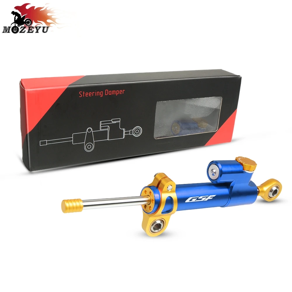 GSF1250 Motorcycle CNC Steering Stabilizer Damper shock absorber stable steering for SUZUKI GSF200 400 600 650 1200 GSF GSF1250S |