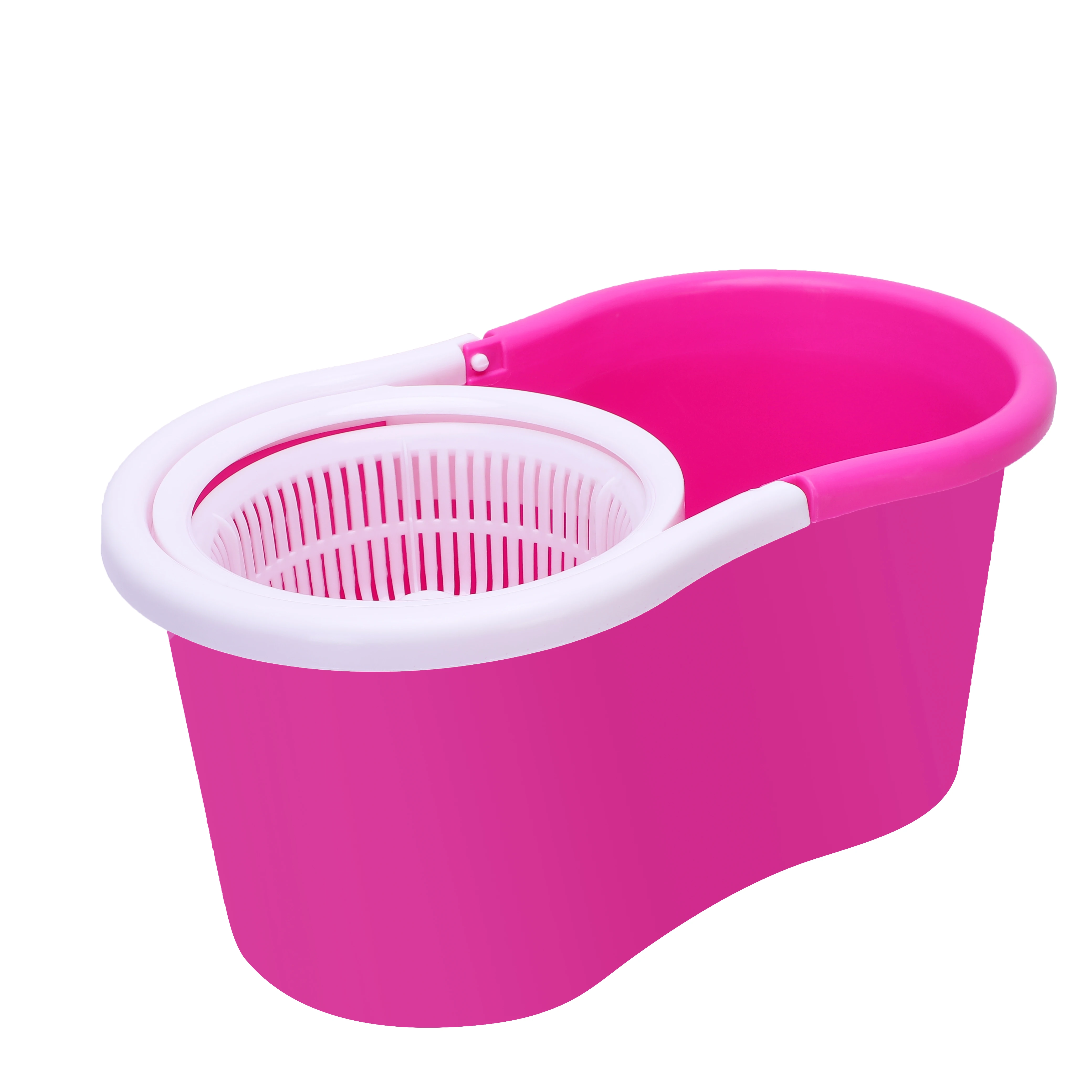 

360 Spin Mop with Bucket & Dual Mop Heads Deep-Cleaning Microfiber Swabber Rag for Living Room,Office,Bathroom,Dorm,Bar,Kitchen