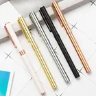Новая металлическая ручка для подписи, деловая реклама, подарочная ручка, модная простая шариковая ручка, канцелярские принадлежности для офиса, школы
