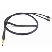 14 6 35mm to rca silver plated audio headphone adapter cable 3 ft 1m