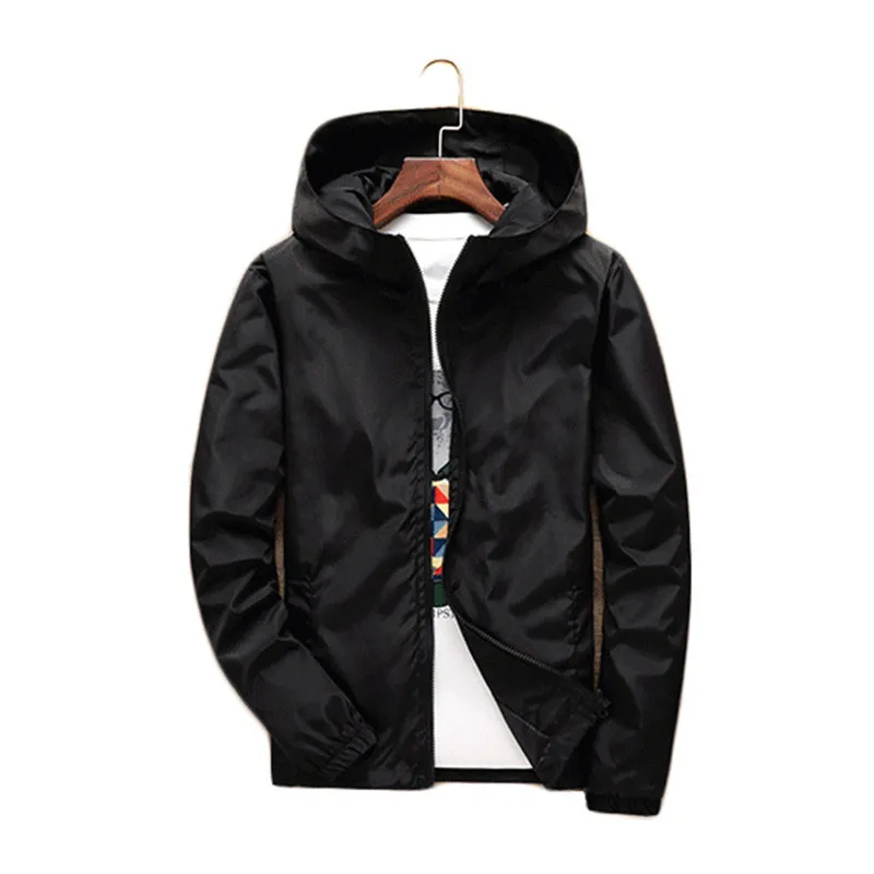 

Jacket women and men couples clothing 2020 spring summer new casual loose plus size black white red s-7xl hooded thin coat LR770