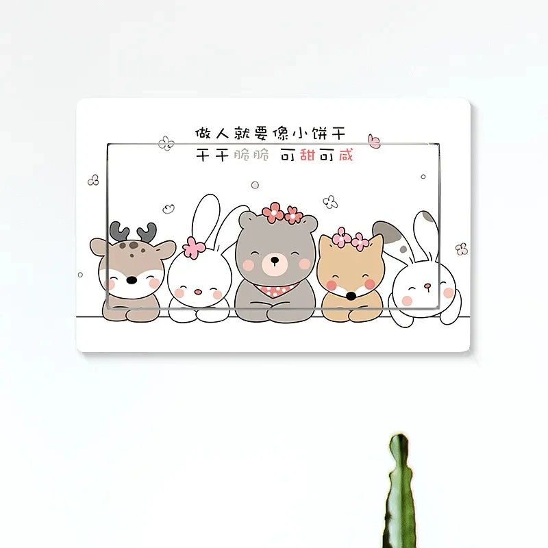 

Wall stickers for Electric meter box decor posters animal Picture stickers home living room decoration accessories Art wallpaper