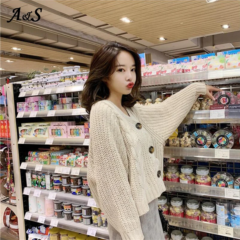 

Winter Cardigan Women Loose Casual Sweater Knit Sweater Women Cardigan for Women Large Size Cardigan Women Long Sleeve Sweaters