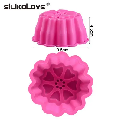random color 281 SILIKOLOVE мини-силиконовая форма для торта Формы для выпечки миски Детские Хлеб пироги буханка антипригарный силиконовый Плесень лотки для выпечки кастрюли - Цвет: random color 281