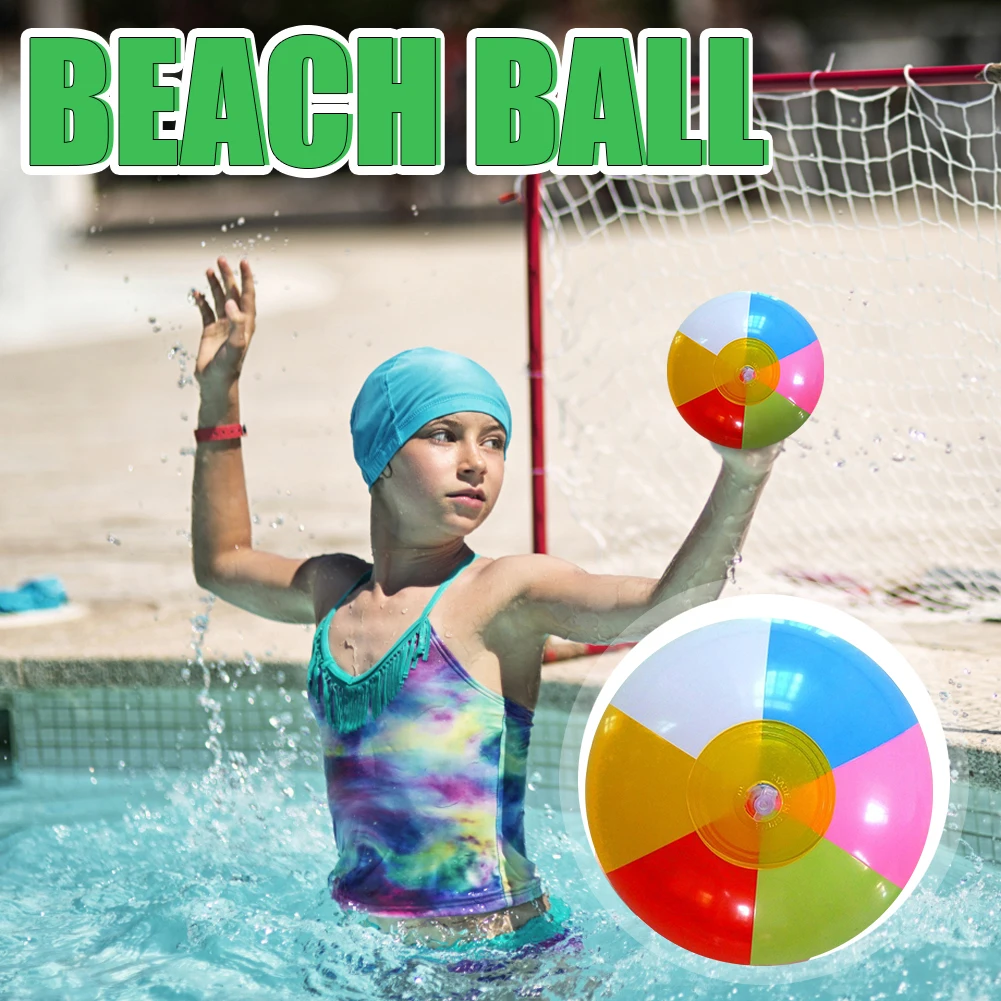 

12 Pcs Inflatable Beach Ball Swimming Pool Play Balls Water Party Game Sports Toys Outdoor Party Accessories