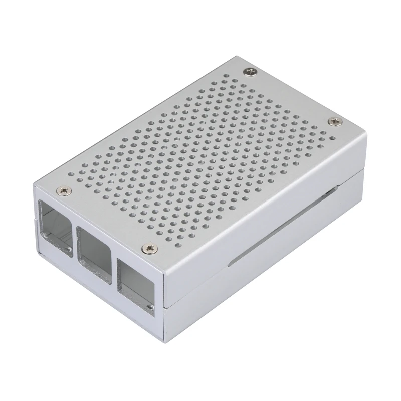 Лидер продаж алюминиевый чехол для Raspberry Pi 4 черный корпус серебристый