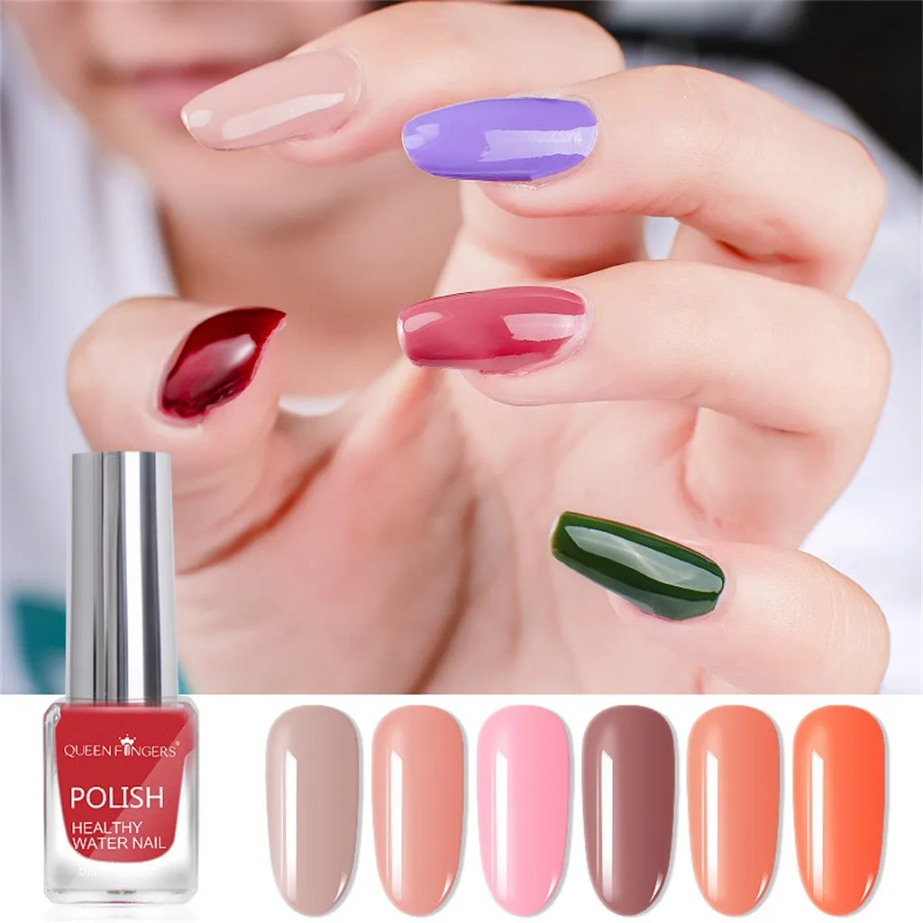 25 цветов Отшелушивающий лак для ногтей Vernis Ongle Lakiery Hybrydowe на водной основе чистый телесный серебряный цвет Лак Блеск для ногтей H7