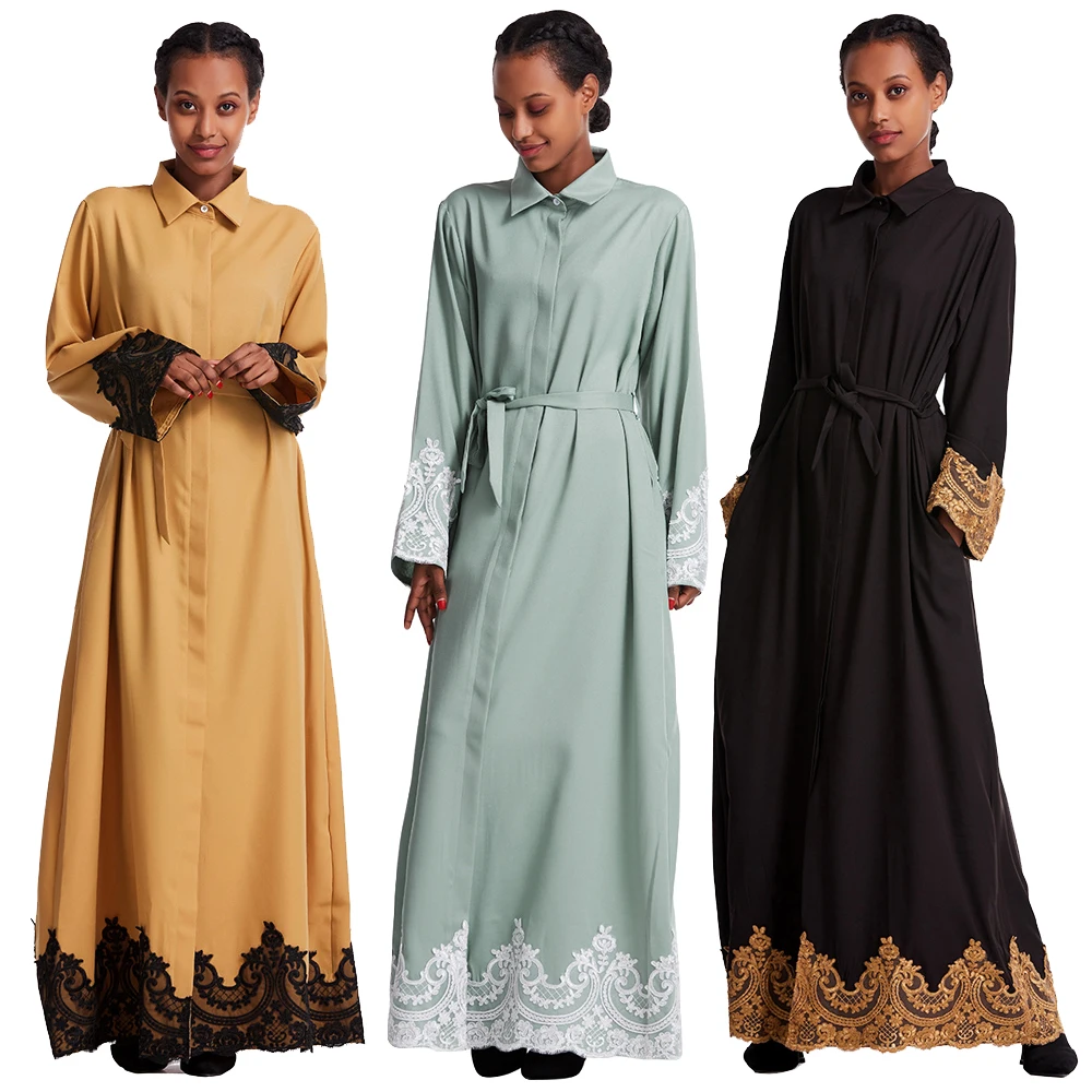 

Рамадан женское мусульманское платье с длинным рукавом абайя винтажное Jilbab исламский коктейль кафтан арабский молитва длинный халат Турци...