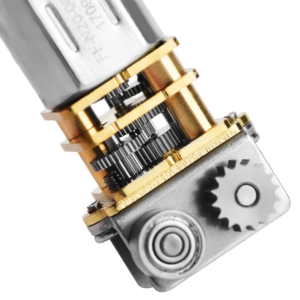 11 об/мин N20 прямоугольный металлический редуктор Микро редукторный двигатель