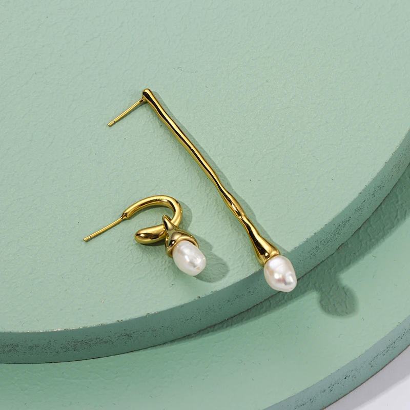 RUIYI французский Стиль женские асимметричные дизайн нишевые серьги женский шарф