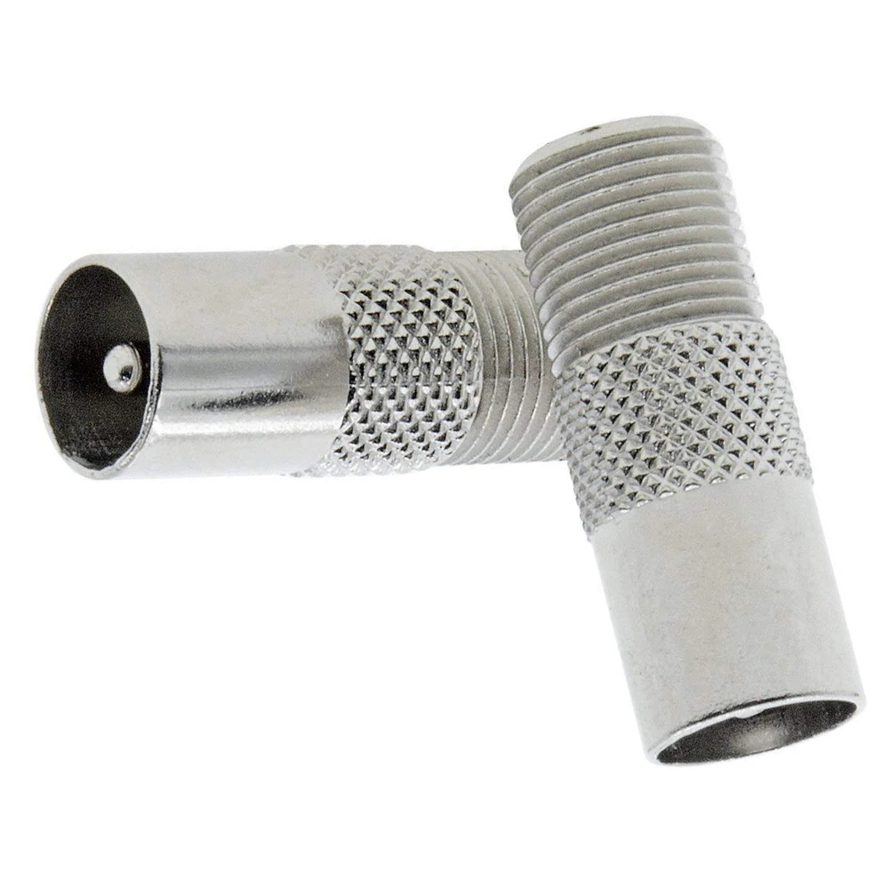 

F Female to PAL Male 9.5mm TV Satellite Antenna RF Coax Adapter