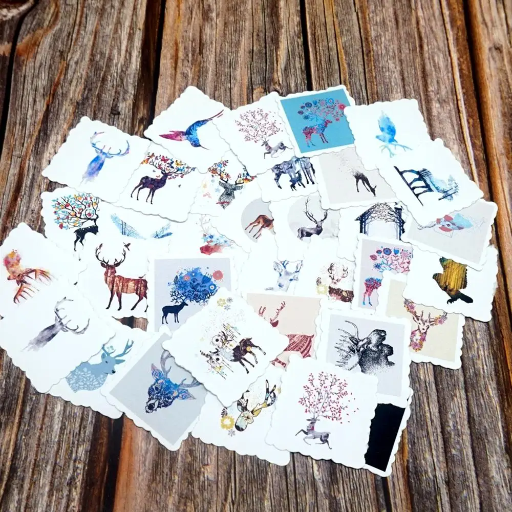 

35 шт. милый олень водостойкая наклейка s DIY Дневник пуля журнал декоративная стикер для канцелярских товаров наклейка гитара ноутбук телефо...