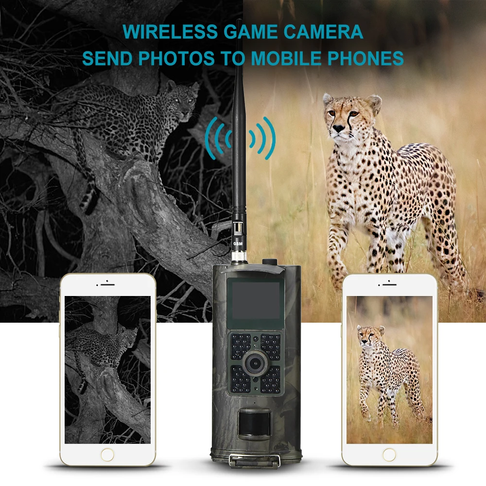 16MP 1080P 2G SMS фотоловушка gsm инфракрасная камера ночного видения для наблюдения в