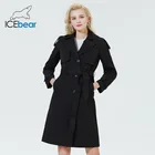 ICEbear 2022 новая женская весенняя ветровка высокого качества женская модная одежда с капюшоном брендовая одежда GWF20029D