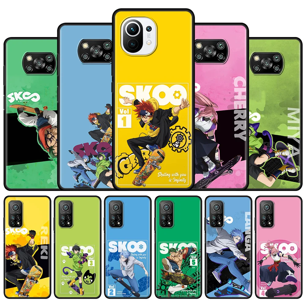 

Sk8 The Infinity Phone Case for Xiaomi Poco X3 NFC M3 Pro Pocophone F1 F3 GT Luxury Painting Back Black Silicone Soft Cover