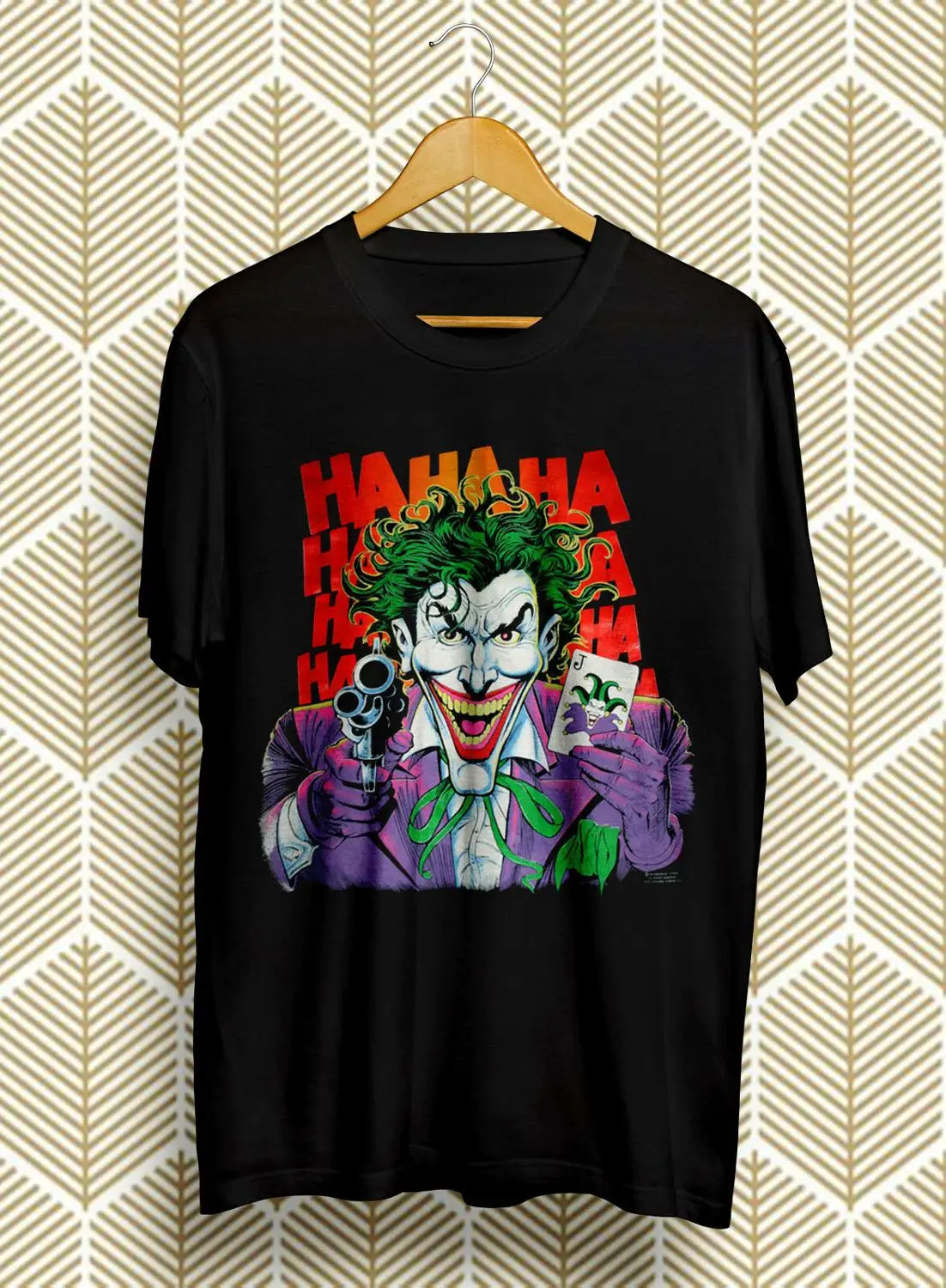 Ретро Редкие 1989 Джокер Харадзюку уличная рубашка мужская с героями комиксов