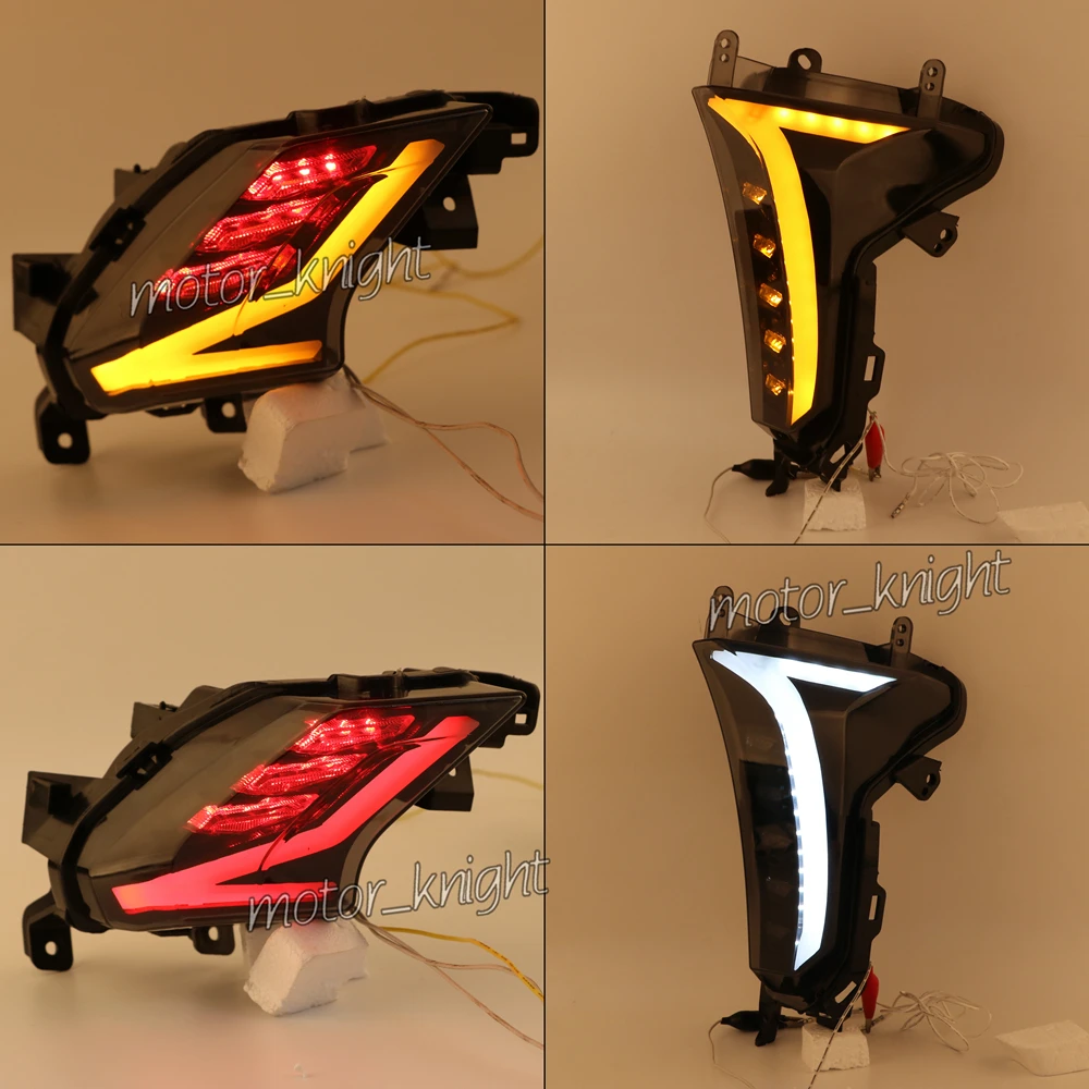 Front Turn Signal Light Rear Tail Brake Lamp LED Taillight For YAMAHA TMAX T-MAX 530 TMAX530 2017 2018 2019 SX DX Blinker |