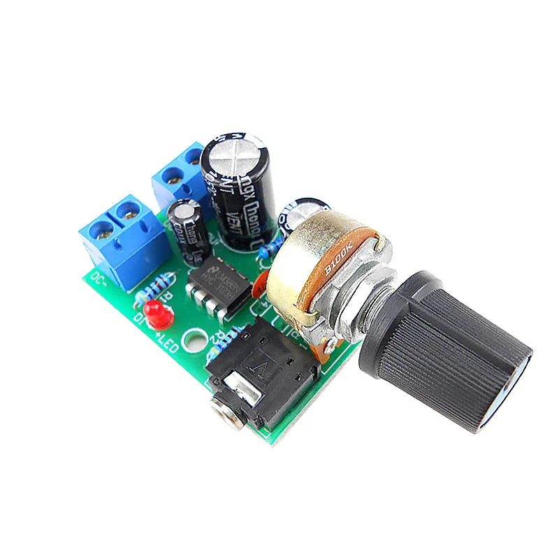 Плата усилителя звука Mini LM386 усилитель 3 В ~ 12 постоянного тока модуль с