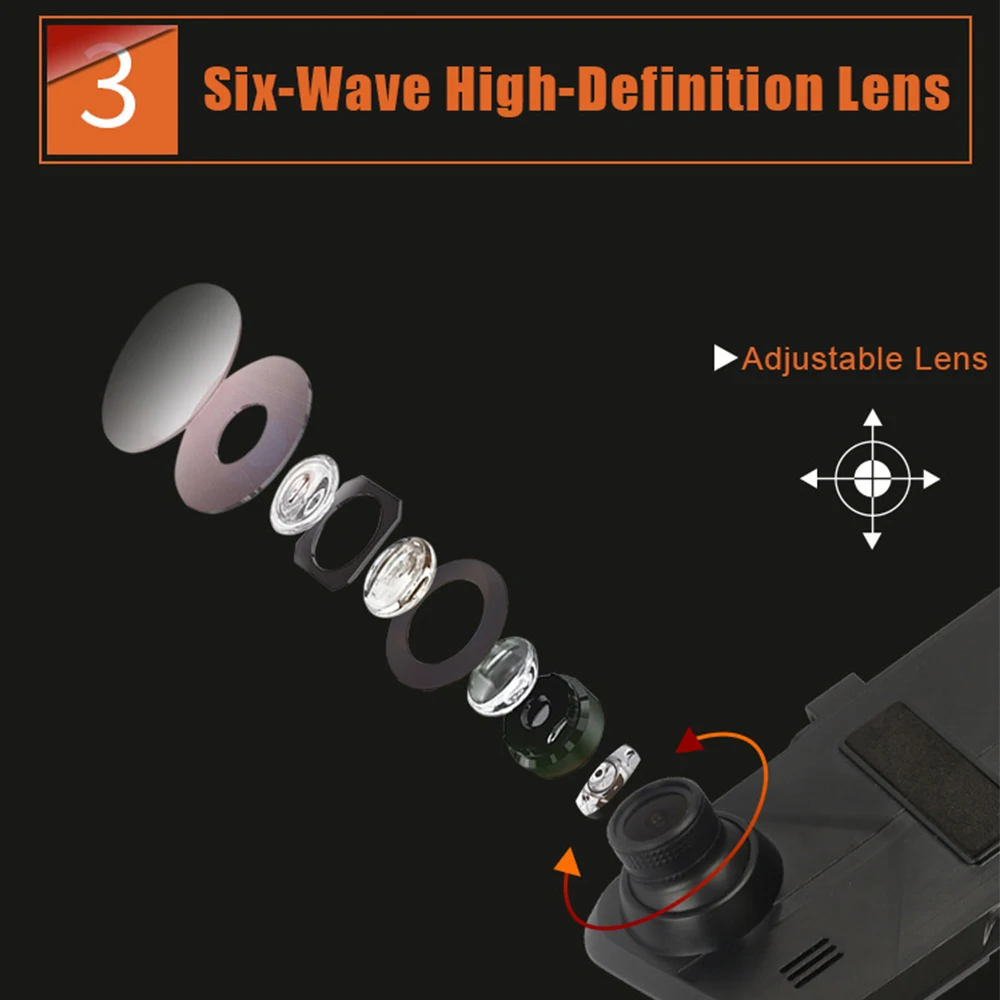 1080P&amp480P Car DVR with Rear View Camera Dash 4.3 Inch Full HD Cycle Recording Dual Lens Reversing Image Mirror Dashcam | Автомобили и