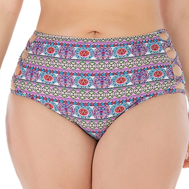 Женский купальник большого размера с ремешком на спине|Комплект танкини| |