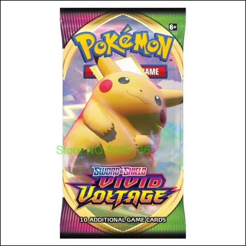 324 шт./коркор. карты Pokemones яркое напряжение Выберите свой Holo Редкие торговые все