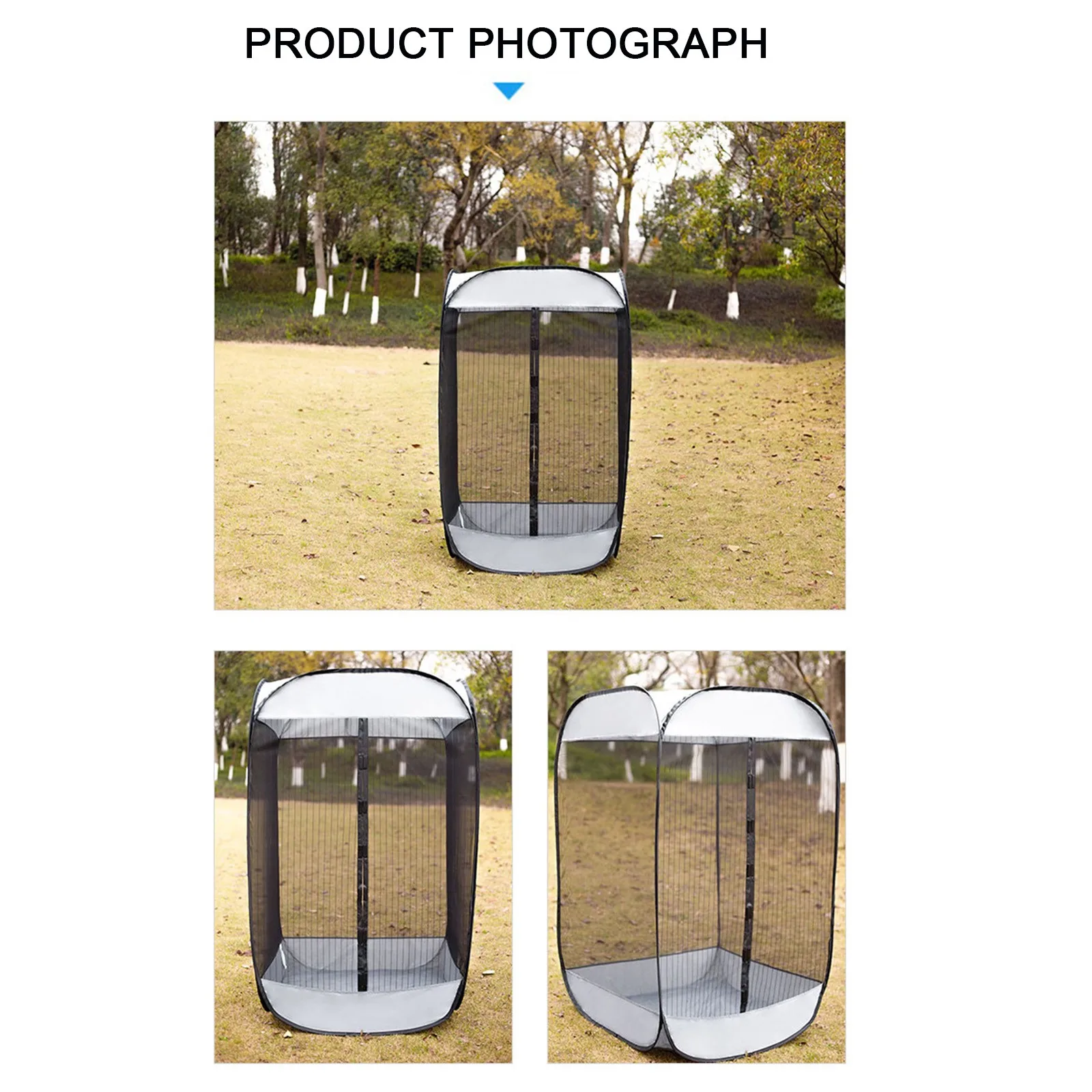 Палатка с москитной сеткой для кемпинга на открытом воздухе всплывающая