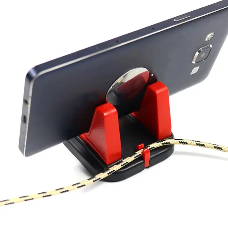 

New Car Phone Holder Dashoboard Smartphone Stand 360 Degree Rotation Gear Bottom Design Universal Phones Support Car Accessories