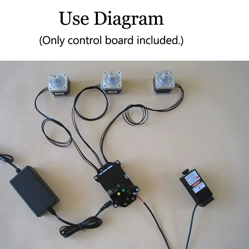 Новый Wolike Grbl Usb порт ЧПУ гравировальный станок плата управления 2 оси шагового