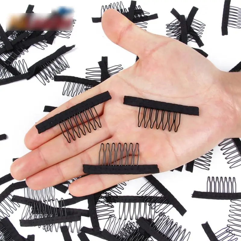 10 шт. профессиональные клипсы для парика из стали | Шиньоны и парики