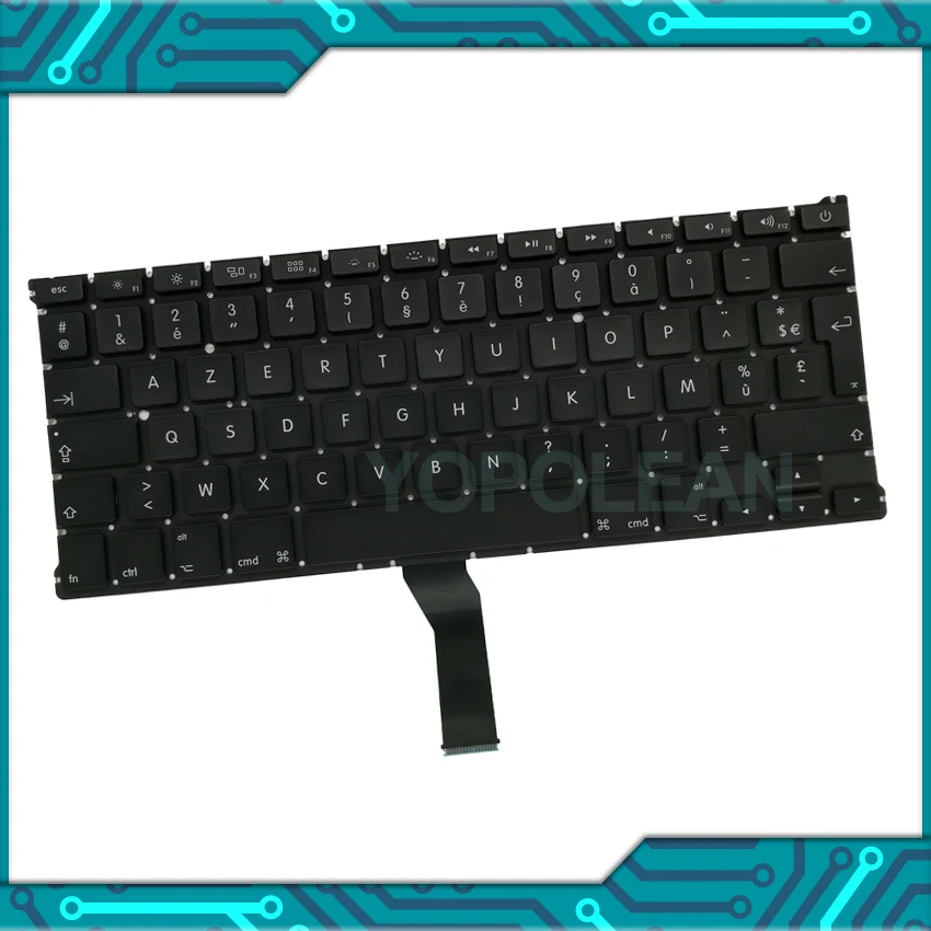 Новый AZERTY французский макет для Macbook Air 13 &quotA1369 A1466 сменная Клавиатура 2011 2012 2013 2014