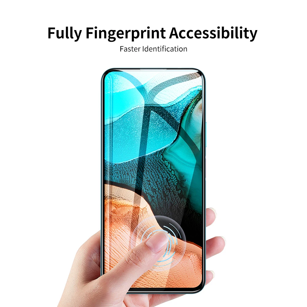 KEYSION закаленное стекло для Xiaomi Pocophone F2 X2 полное покрытие пленка Взрывозащищенная