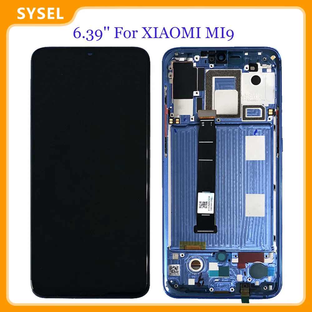 ЖК дисплей 6 39 дюйма для XIAOMI 9 MI сенсорная панель в сборе + Инструменты|Экраны