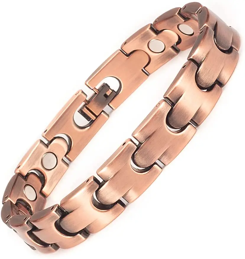 

Wollet Men Copper Plating Magnetic Bracelet with Magnet Jewelry