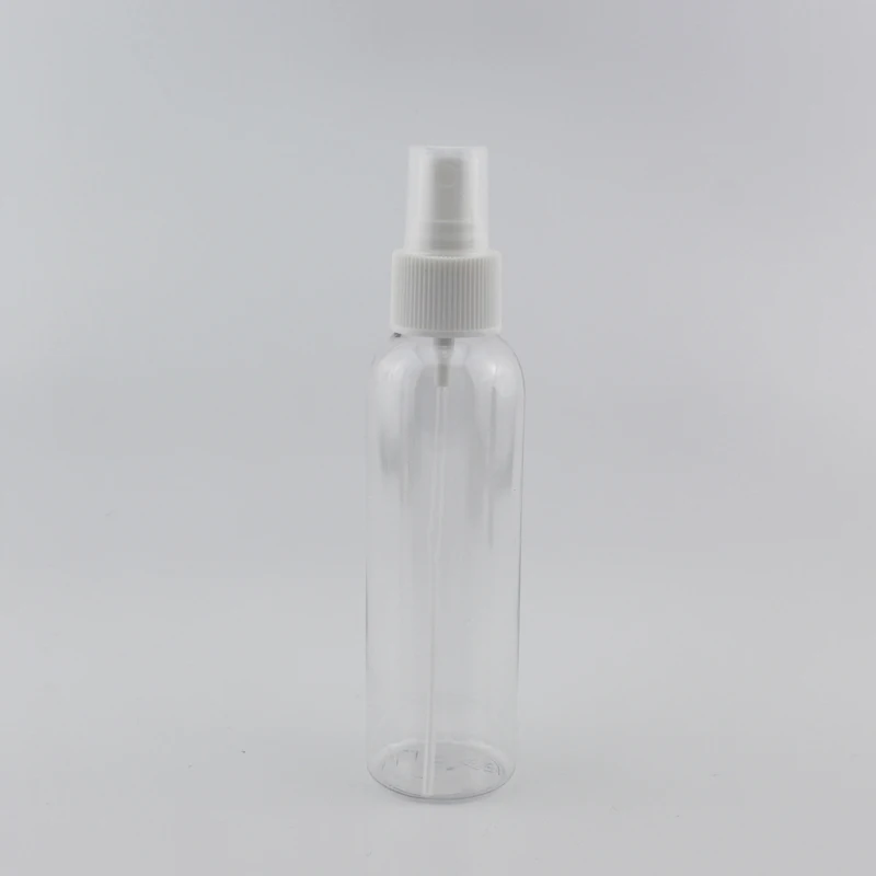 Clear Bottle White 120 мл X 40 черный распылитель воды пустой пластиковый косметический флакон, 120cc флакон духов - Цвет: Clear Bottle White