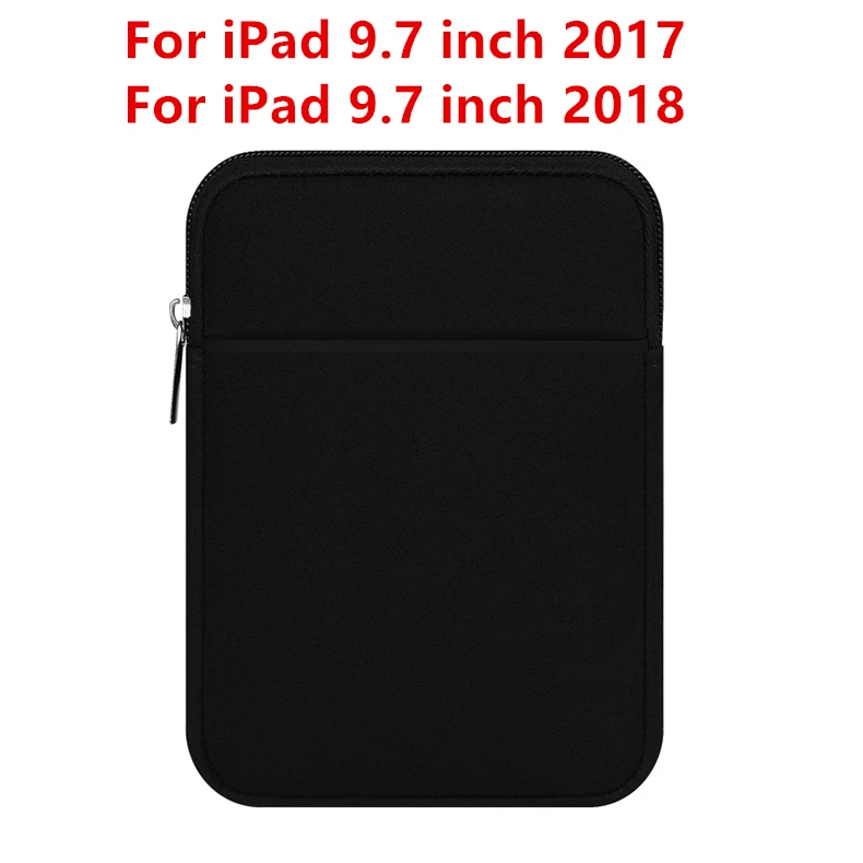 Black 9.7 2018 Для iPad 9,7 чехол для планшета Чехол-карман для iPad Air 2/1 Pro 10,5 Pro 11 Mini 4 Обложка для iPad Air 10,5 10,2 Coque - Цвет: Black 9.7 2018