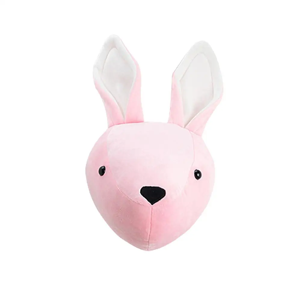 Слон лошадь кролик голова животного настенные подвесные мягкие животные