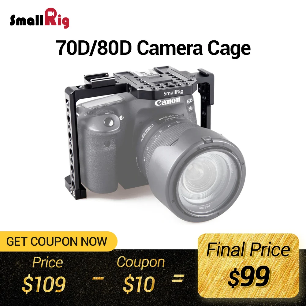 Клетка для камеры SmallRig 80D для камеры Canon EOS 80D 70D 1789